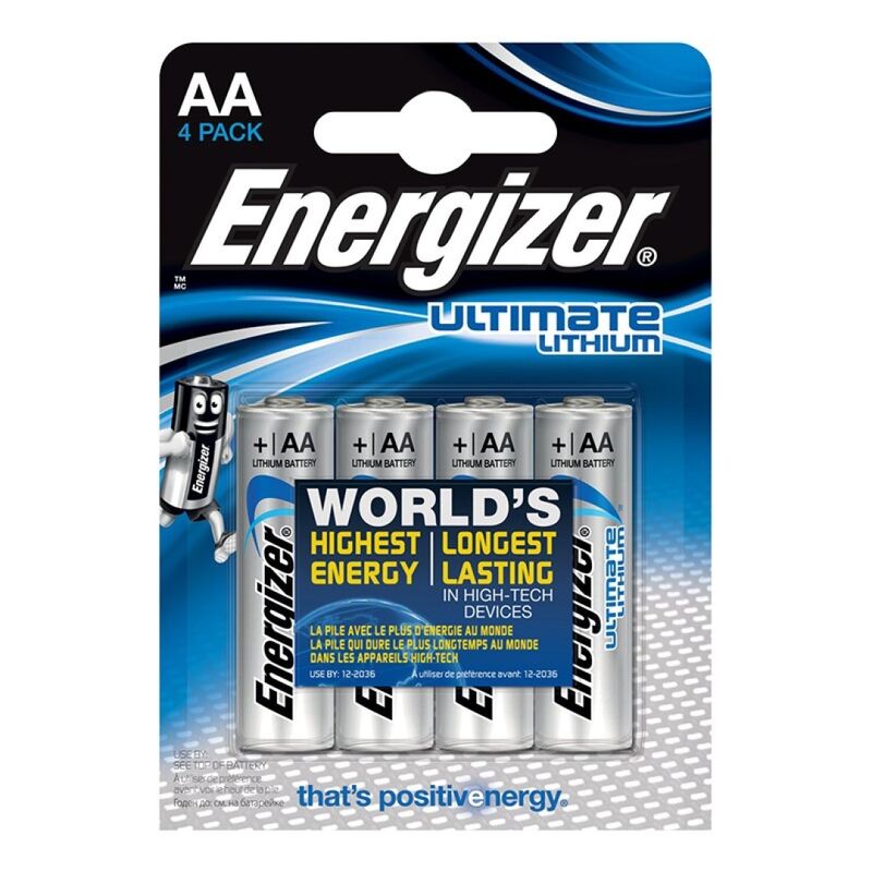 Energizer-Ultimate Lithium AA L91 LR6 1,5V *4
