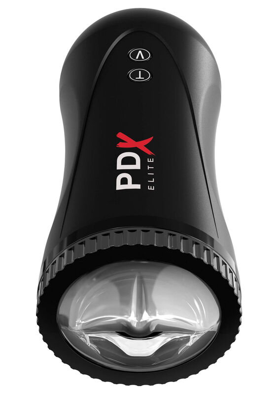 Pdx Elite-Moto Stroker Masturbator-Silizium, 3 Geschwindigkeiten, Wiederaufladbar · Sextoys