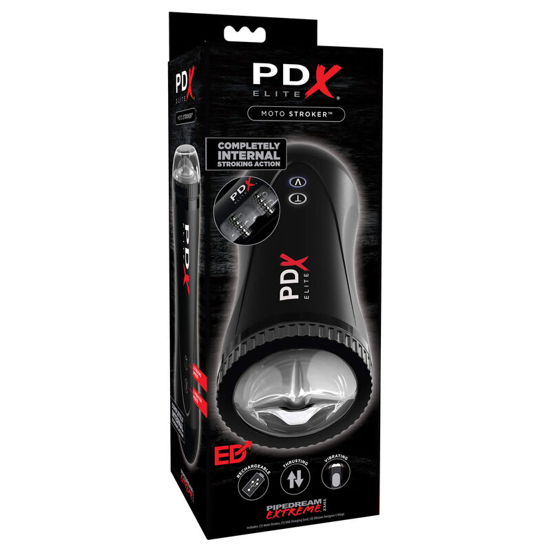 Pdx Elite-Moto Stroker Masturbator-Silizium, 3 Geschwindigkeiten, Wiederaufladbar · Sextoys (Bild 5)
