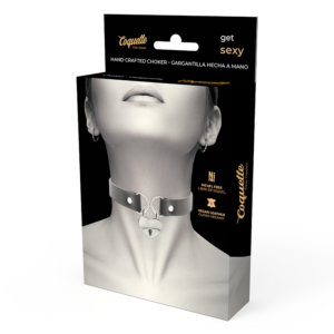 Coquette Accessories-Halskette aus Leder Vegan mit Herz Zubehör · Sextoys (Bild 4)