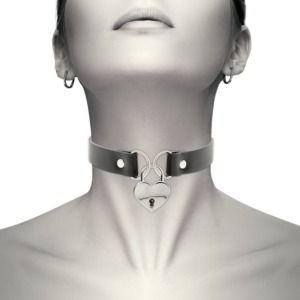 Coquette Accessories-Halskette aus Leder Vegan mit Herz Zubehör · Sextoys (Bild 6)