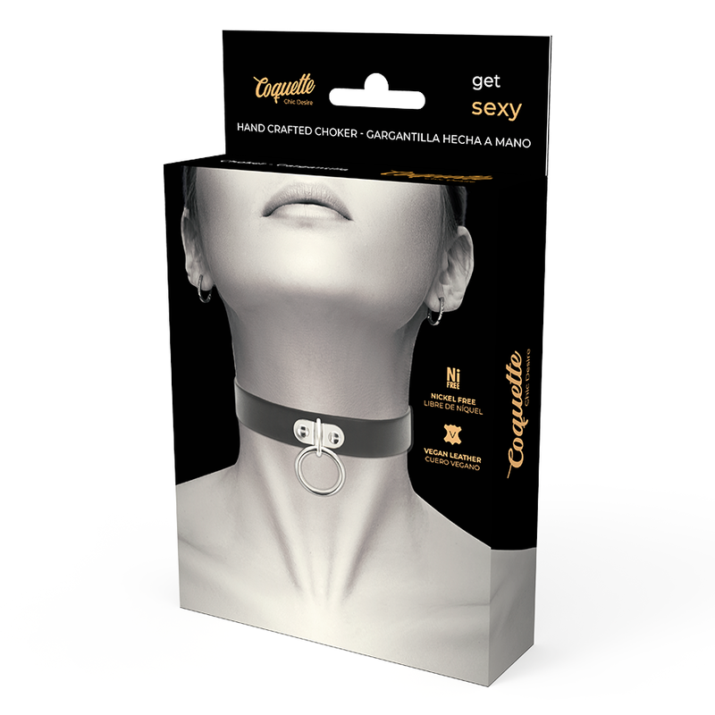Coquette Accessories-Halskette aus Leder Vegana, Fetish Zubehör · Sextoys (Bild 4)