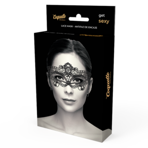 Coquette Accessories-Maske Pizzo Schwarz · Sexy Damen-Dessous (Bild 5)