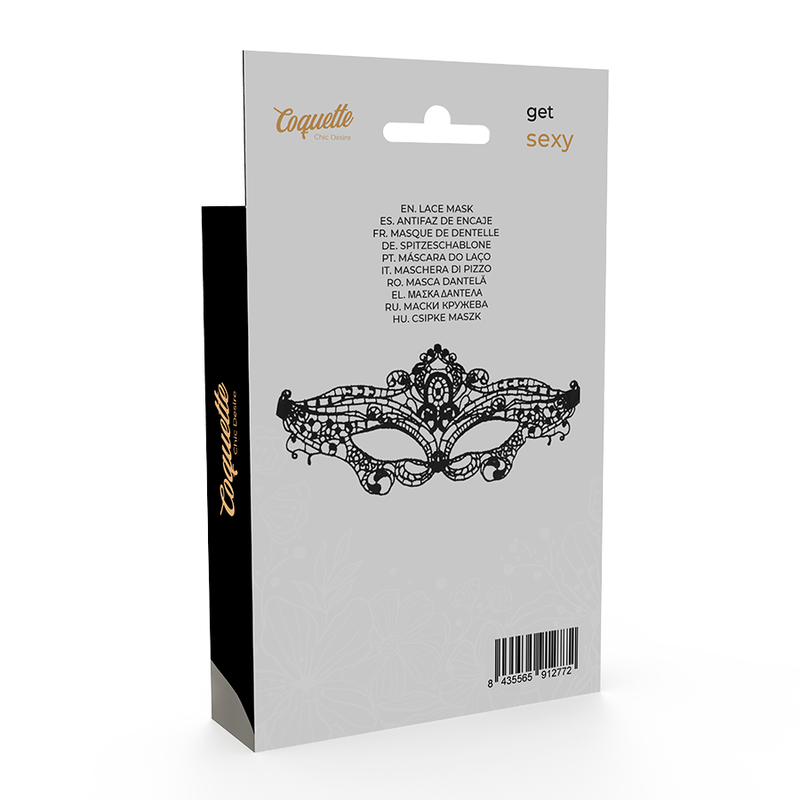 Coquette Accessories-Maske Pizzo Schwarz · Sexy Damen-Dessous (Bild 4)