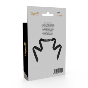 Coquette Accessories-Maske Pizzo Schwarz · Sexy Damen-Dessous (Bild 2)