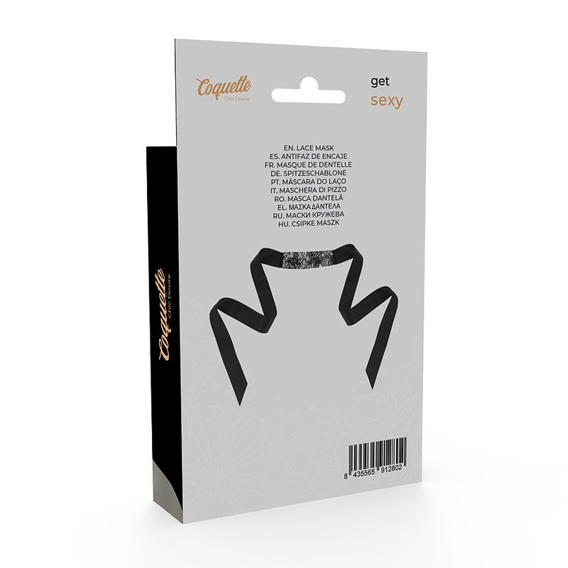 Coquette Accessories-Maske Pizzo Schwarz · Sexy Damen-Dessous (Bild 2)