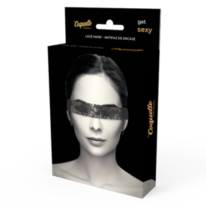 Coquette Accessories-Maske Pizzo Schwarz · Sexy Damen-Dessous (Bild 3)