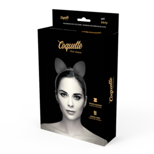 Coquette Accessories-Katzenohren mit ökologischen Haut · Erotische Dessous (Bild 3)