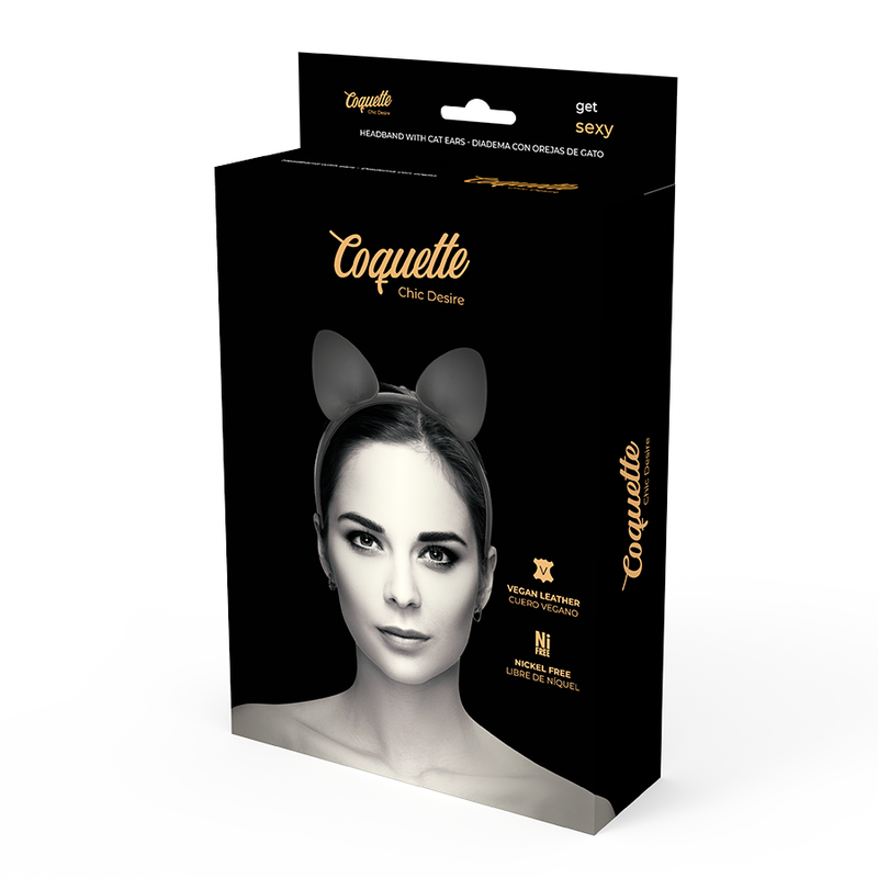 Coquette Accessories-Katzenohren mit ökologischen Haut · Erotische Dessous (Bild 3)