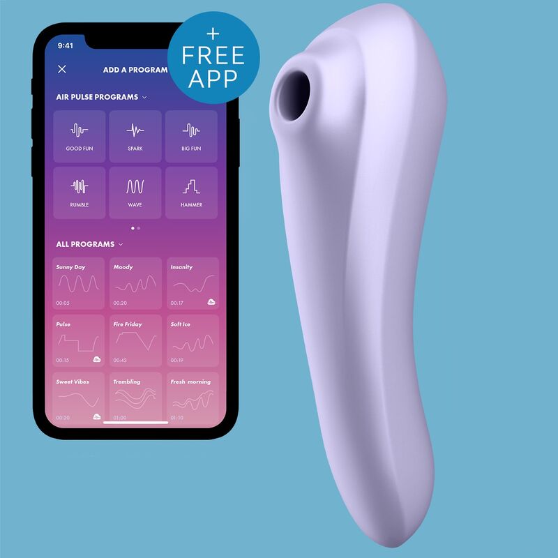 Satisfyer Connect-Dual Pleasure Air Pulse Vibrator Lila · Vibratoren (Bild 3)