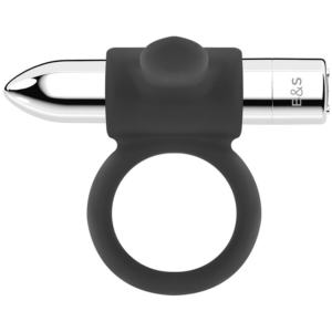 Black&Silver-Cameron Ring Wiederaufladbar Silikon 10 Geschwindigkeiten · Sextoys (Bild 2)