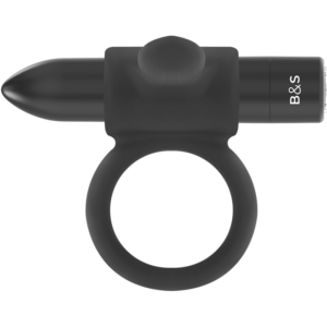 Black&Silver-Cameron Ring Wiederaufladbar Silikon 10 Geschwindigkeiten · Sextoys (Bild 9)