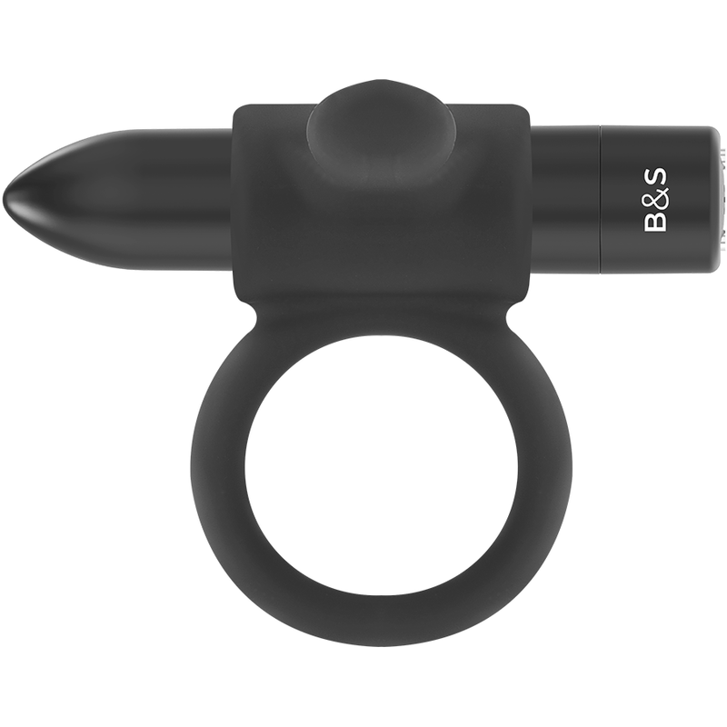 Black&Silver-Cameron Ring Wiederaufladbar Silikon 10 Geschwindigkeiten · Sextoys (Bild 9)