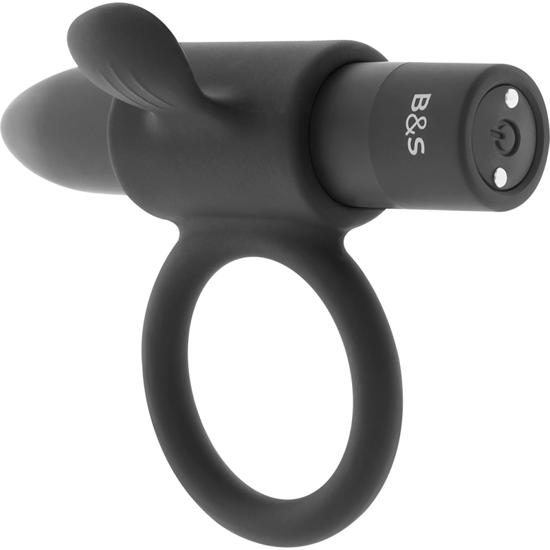 Black&Silver-Cameron Ring Wiederaufladbar Silikon 10 Geschwindigkeiten · Sextoys (Bild 7)
