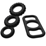 Addicted Toys-4 Stk.-Silikon-Penisring-Set, Wasserdicht · Sextoys