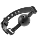 Fetish Submissive Bondage-Atemnot aus veganem Leder · Sextoys