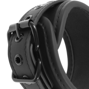 Fetish Submissive Bondage-Halskette und Handschellen aus veganem Leder · Sextoys (Bild 9)