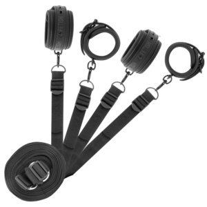Fetish Submissive Bondage-Handschellen und Gurte mit Polsterung · Sextoys