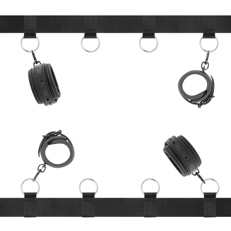Fetish Submissive Bondage-Verbindungsset für luxuriöse Betten · Sextoys