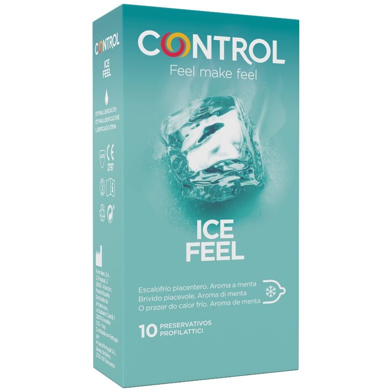 Control Condoms-Ice Feel Cool Effect 10 Einheiten · Kondome