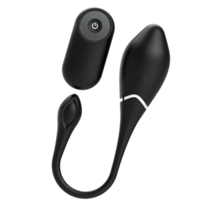 Black&silver-Jenell Ei Vibrator Wiederaufladbar-Silizium, 10 Geschwindigkeiten · Vibratoren (Bild 3)