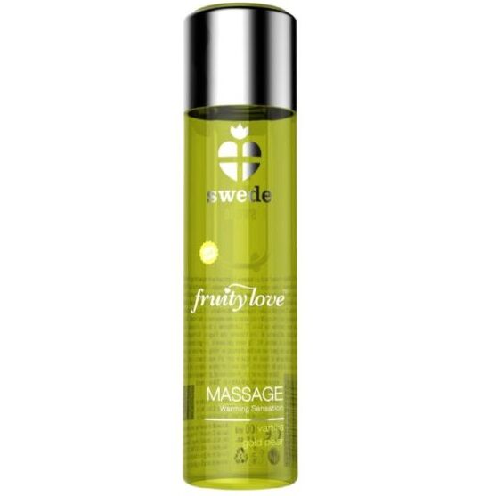 Swede-Fruity Love Massage Öl-Effekt Heizung Vanille und Birnen-60 ml · Erotische Massage
