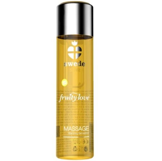 Swede-Massageöl Fruity Love mit Tropical Heizeffekt · Erotische Massage