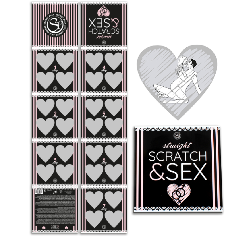 Secretplay 100% Games-Scratch & Sex Spiel für Paare Straight · Spiele & Geschenke (Bild 2)