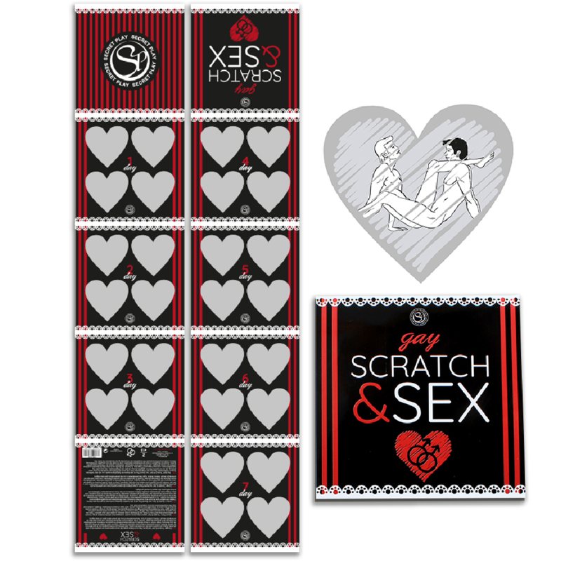 Secretplay 100% Games-Scratch & Sex Spiel für Schwule Paare · Spiele & Geschenke (Bild 2)
