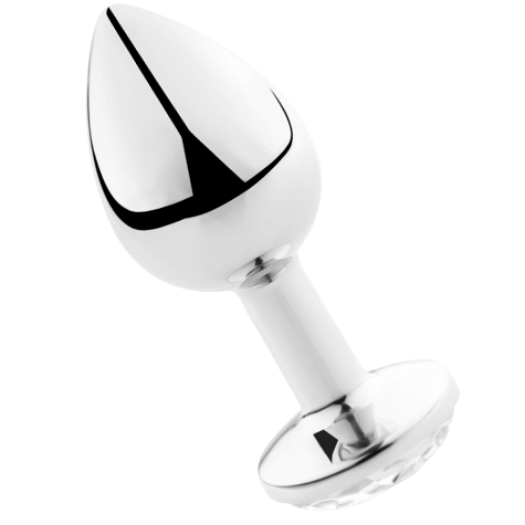 Secretplay Toys-Analplug Größe L - Transparent-Metall