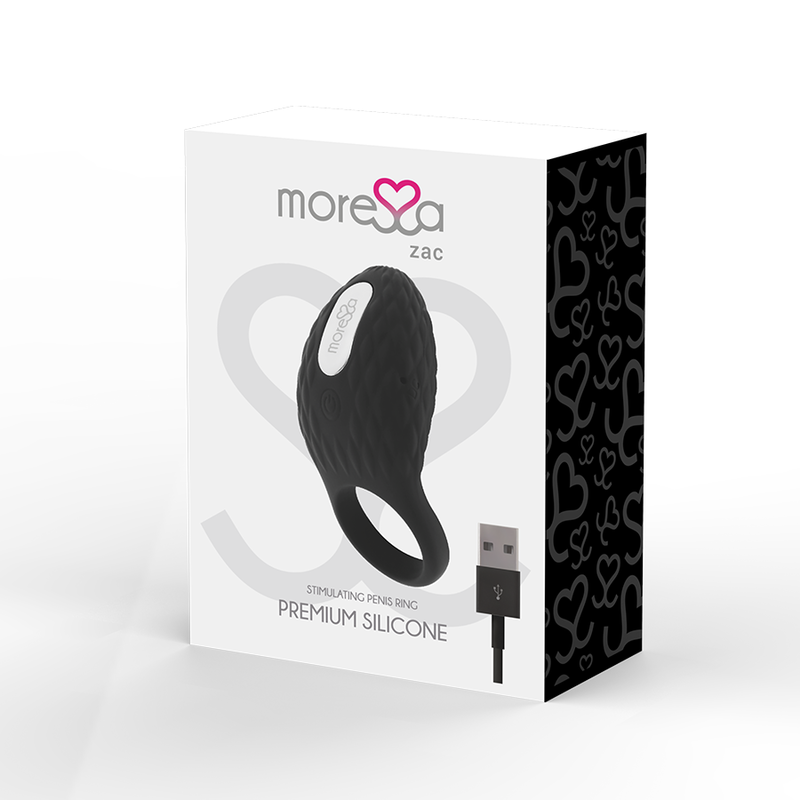 Moressa-Zac Premium Ring Vibrator Wiederaufladbar-Silizium, 7 Geschwindigkeiten · Vibratoren (Bild 4)