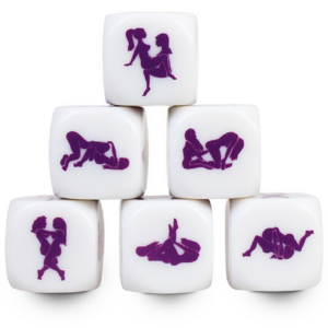Secretplay 100% Games-Kamasutra-Würfel Lesbisch 25 mm