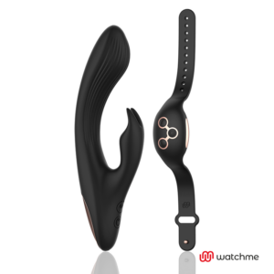 Anne’s Desire-Rabbit mit Fernbedienung Watchme Schwarz/Gold-Silikon · Vibratoren (Bild 5)