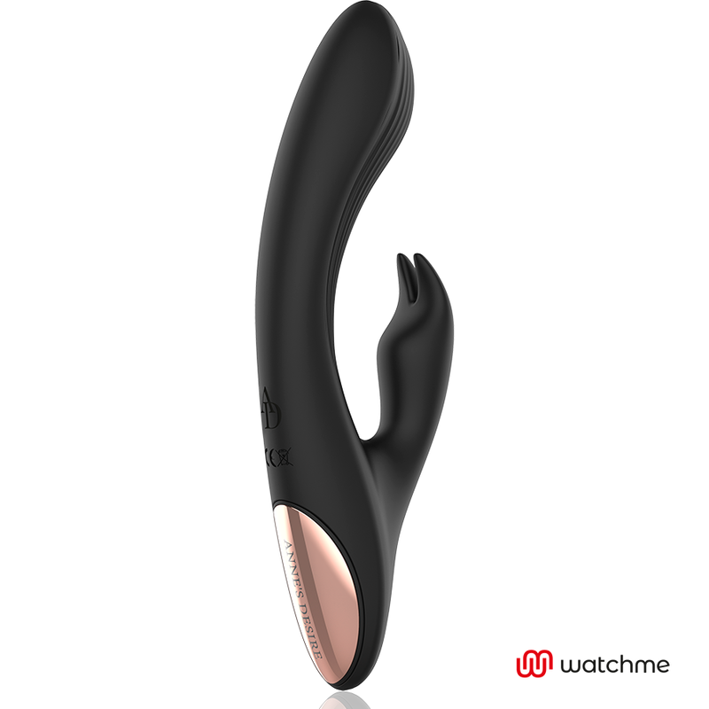 Anne’s Desire-Rabbit mit Fernbedienung Watchme Schwarz/Gold-Silikon · Vibratoren (Bild 6)