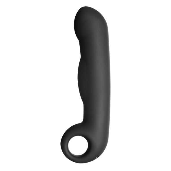 Electrastim-Ovid Dildo aus Silikon Schwarz · Sextoys
