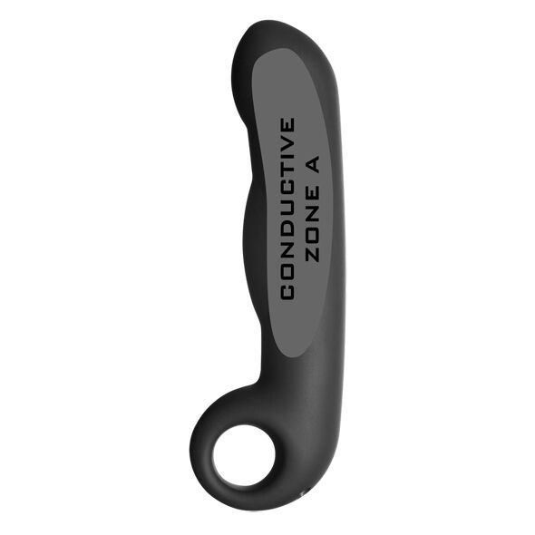 Electrastim-Ovid Dildo aus Silikon Schwarz · Sextoys (Bild 2)