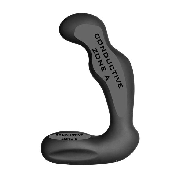 Electrastim-Silikon-Syrium Schwarz Prostatamassage Quadratisch-polare · Sextoys (Bild 5)