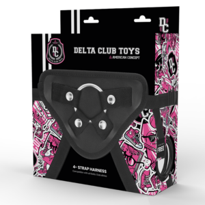 Deltaclub-Harness Universal One Size-Silikon · Strap-on & Harness (Bild 2)