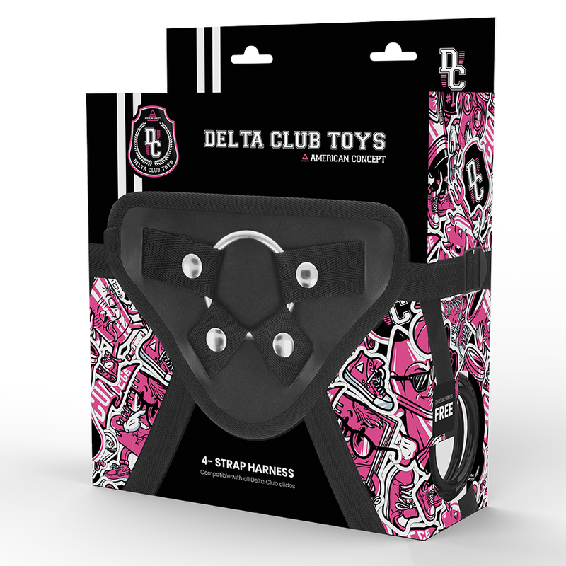 Deltaclub-Harness Universal One Size-Silikon · Strap-on & Harness (Bild 2)