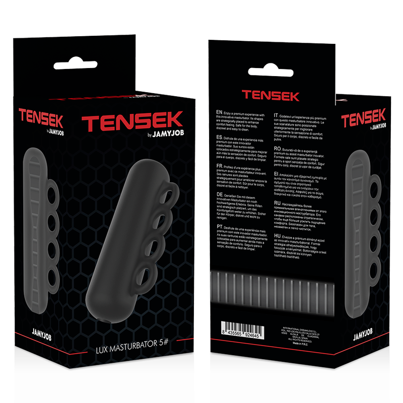 Jamyjob-Extreme Tensek 5 Masturbator Schwarz-TPE · Sextoys (Bild 5)