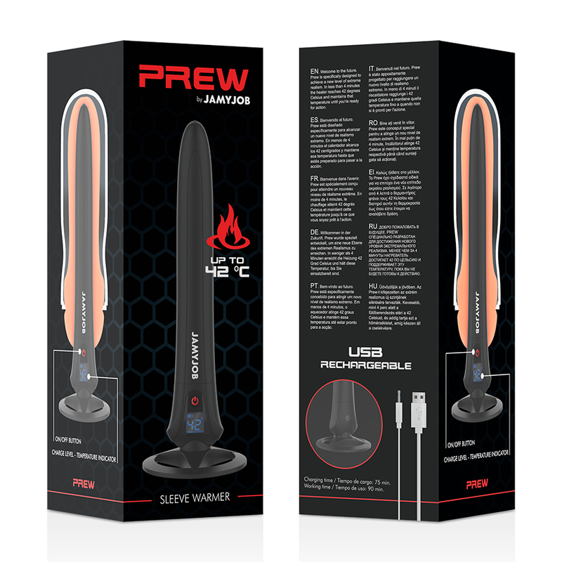 Jamyjob-Prew Heizung Masturbator-USB, Wasserdicht · Masturbatoren (Bild 3)