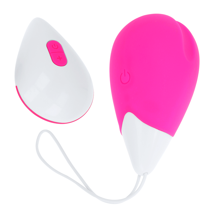Ohmama Stimulating-Strukturiertes Vibro-Ei 10 Modi Rosa