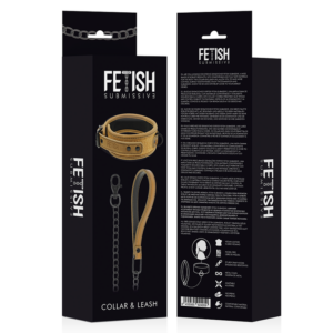 Fetish Submissive Origin-Gepolsterte Halskette aus Neopren mit Metallkette · Sextoys (Bild 8)