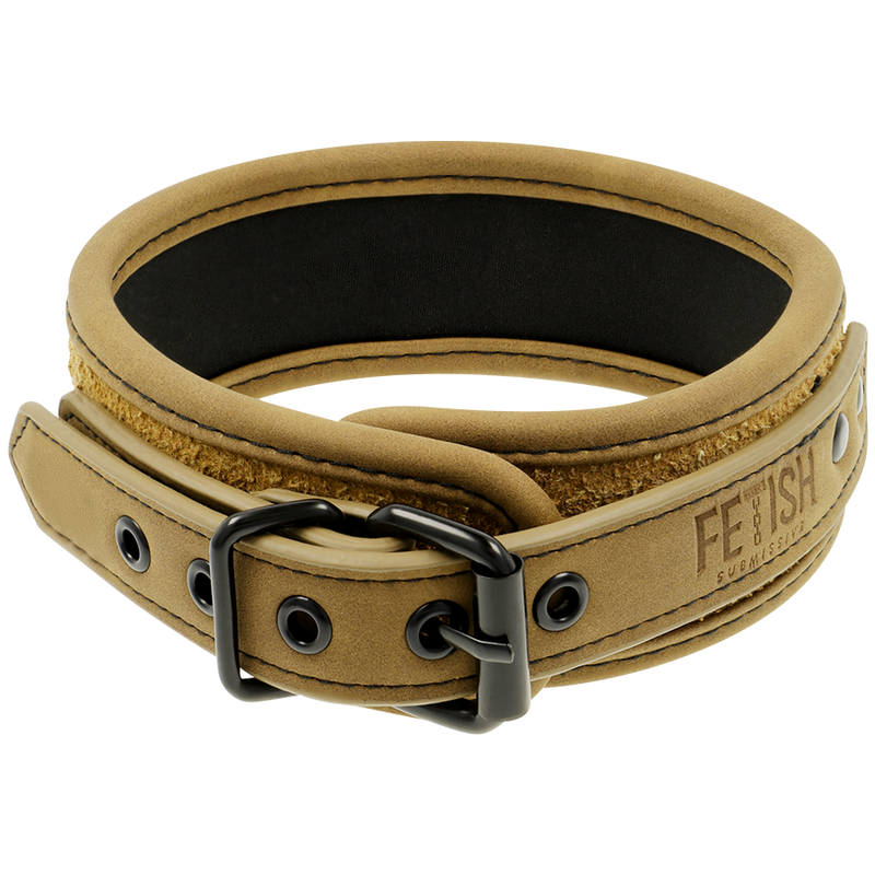 Fetish Submissive Origin-Gepolsterte Halskette aus Neopren mit Metallkette · Sextoys (Bild 3)