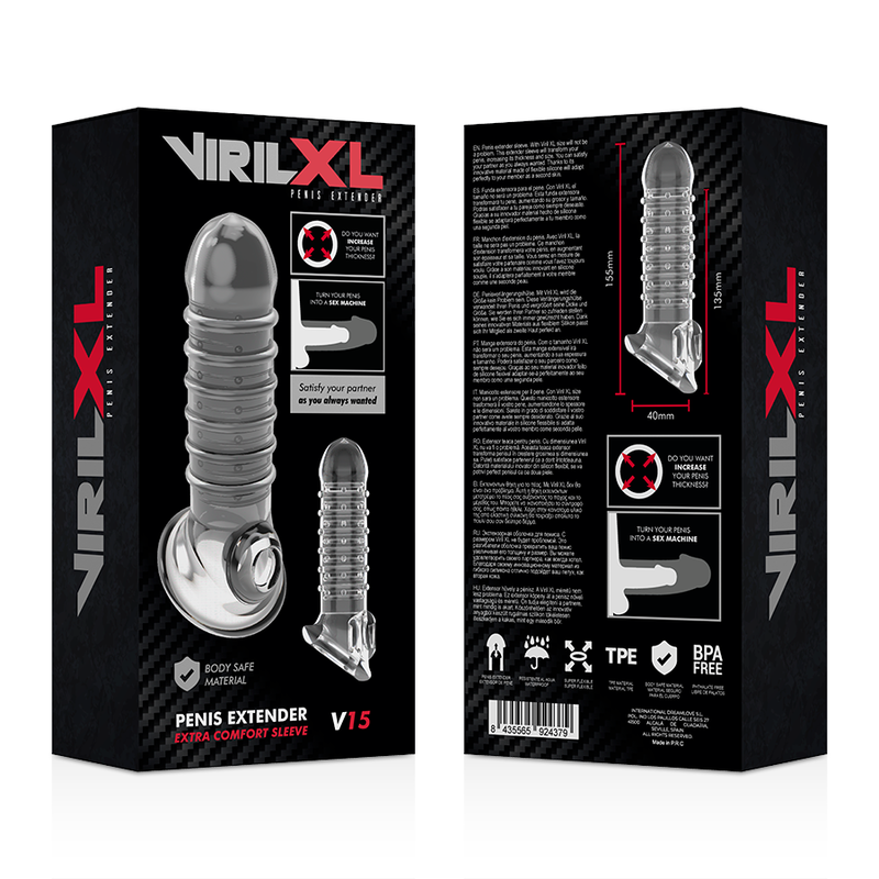 Virilxl-Erweiterung und Schale für Penis V15 TPE · Sextoys (Bild 5)