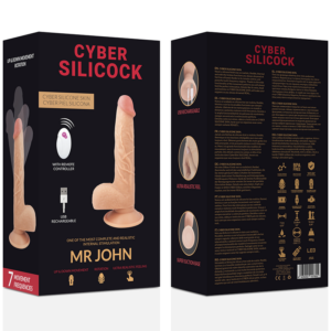 Cyber Silicock-Remote Kontrolle realistisch Mr John 23.88 cm -o- 4.3 cm · Vibratoren (Bild 7)