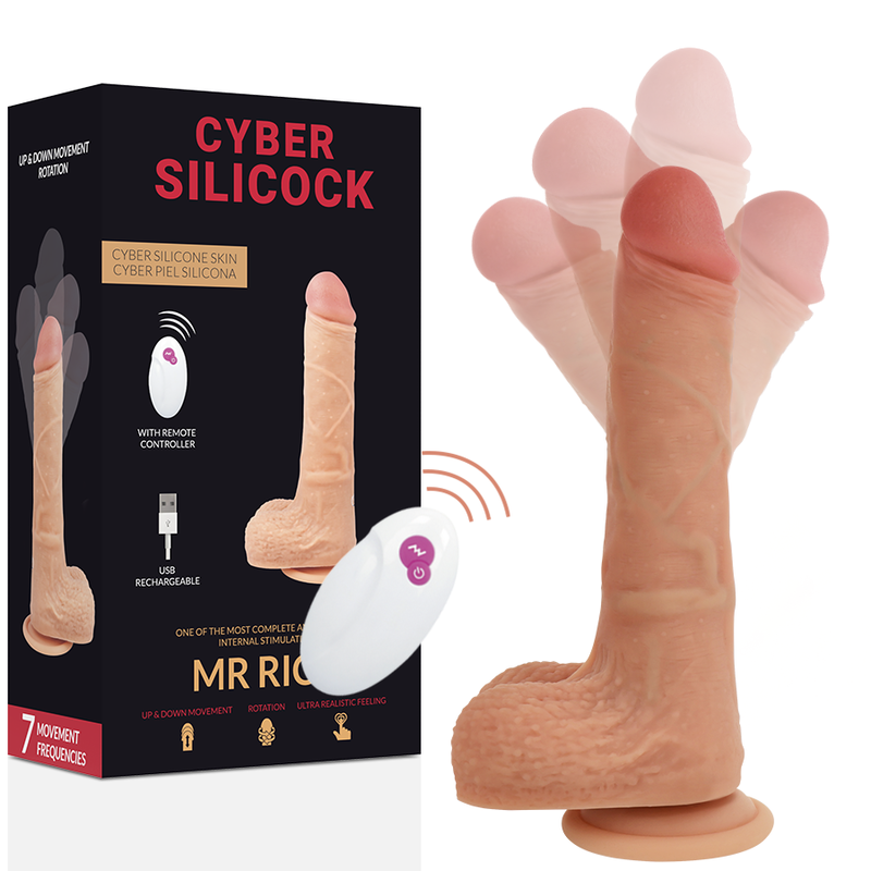 Cyber Silicock-Realistische Fernsteuerung Mr Rick 20.9 Cm · Vibratoren