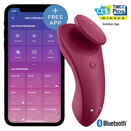 Satisfyer Connect-Sexy Secret Slip-Silikon, App · Vibratoren