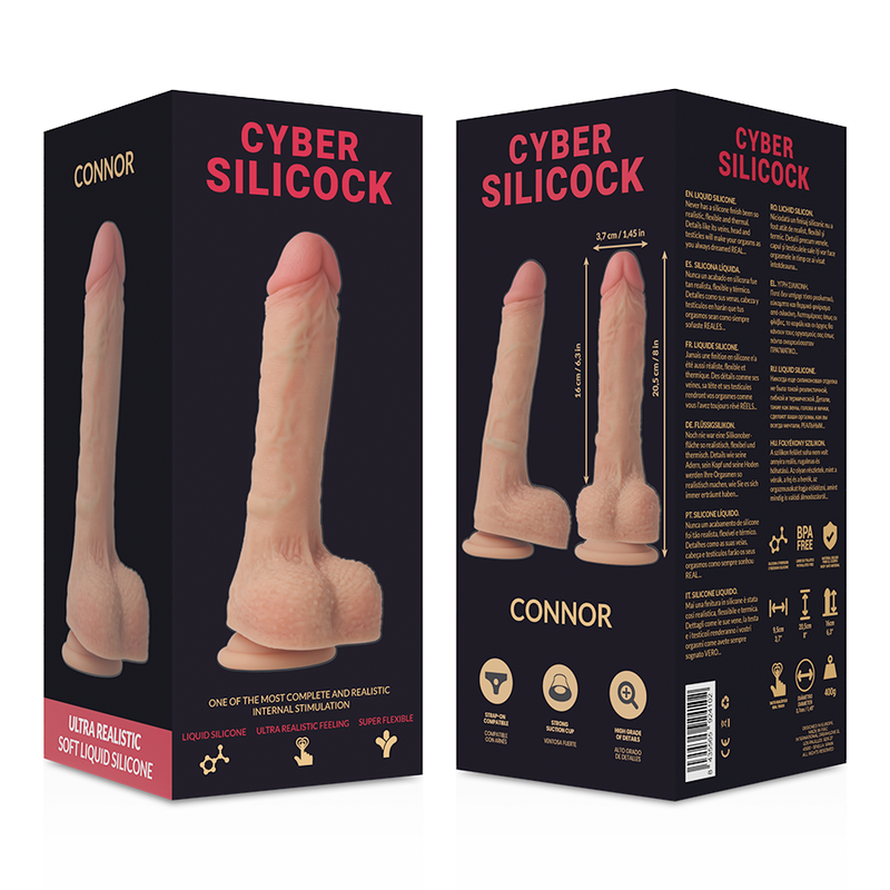 Cyber Silicock-Ultra-realistische Connor Silikon Liquid Weich · Strap-on & Harness (Bild 3)