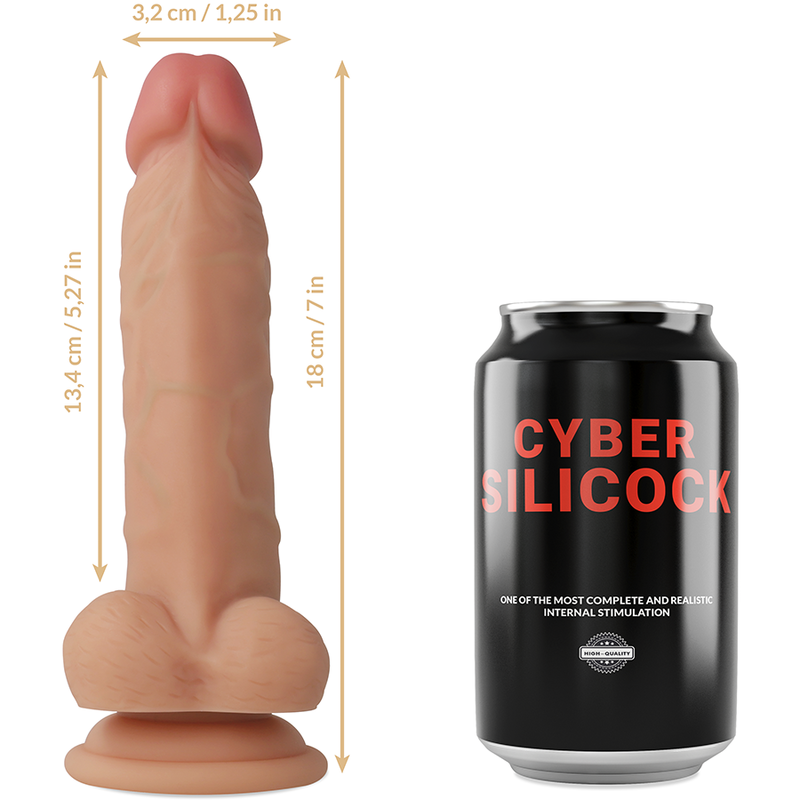 Cyber Silicock-Strap-on Jude Silikon Flüssigkeit mit 3 Ringen · Strap-on & Harness (Bild 10)